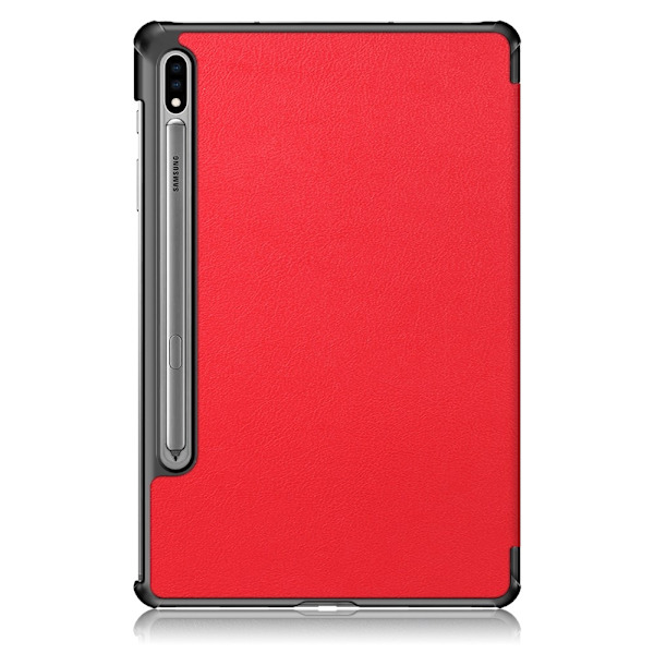 Samsung Galaxy Tab S7 / Tab S8 - Tri-Fold Fodral - Röd Red Röd