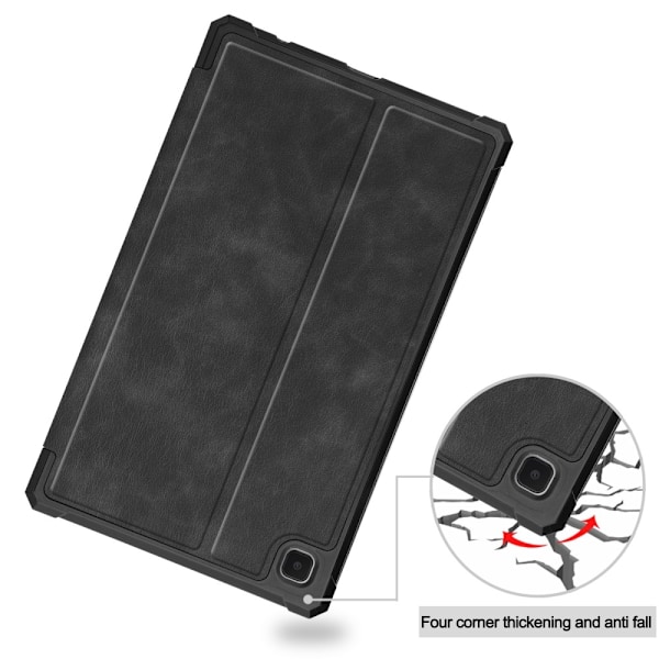 Samsung Galaxy Tab A7 Lite 8.7 - Shockproof Case Stand Fodral - Svart