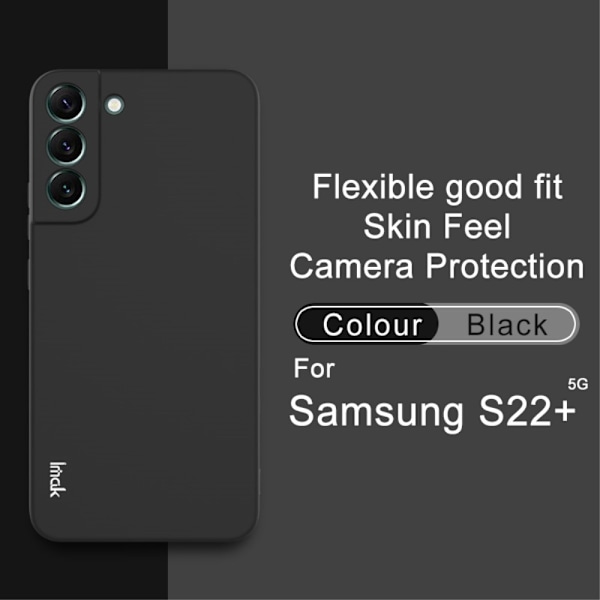 IMAK Samsung Galaxy S22 Plus Skal Skin Touch TPU Svart