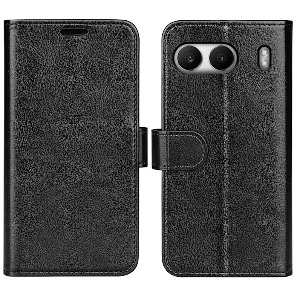 OnePlus Nord 4 Fodral Crazy Horse Svart