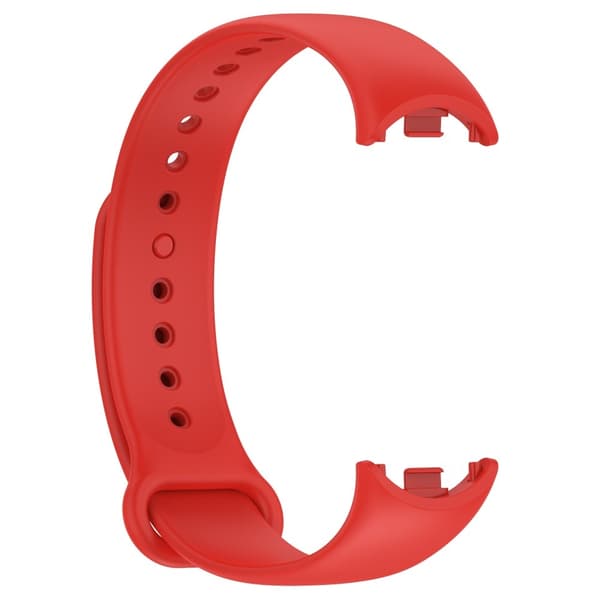 Xiaomi Smart Band 10/9/8 Armband Solid Silikon Röd