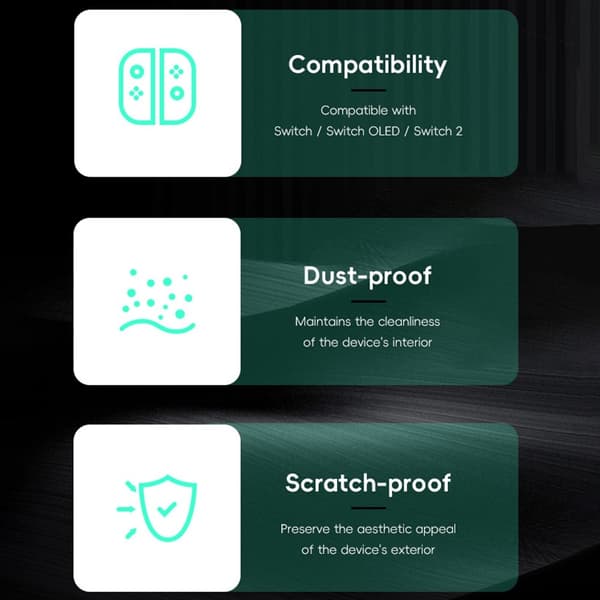 DATA FROG Nintendo Switch 2 / Nintendo Switch Dammskydd
