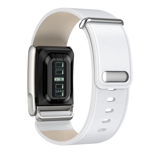 Whoop MG Klockarmband Äkta Läder Vit