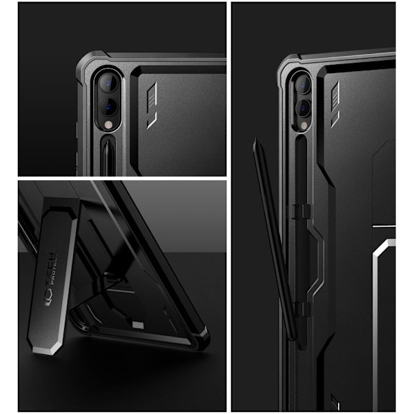 Tech-Protect Galaxy Tab S9 Plus Skal Kevlar Pro Svart