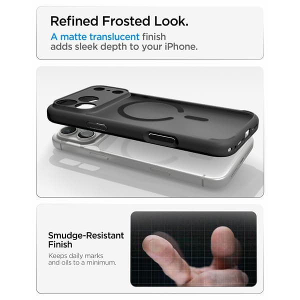 Spigen iPhone 18 Pro / 17 Pro Skal MagSafe Ultra Svart
