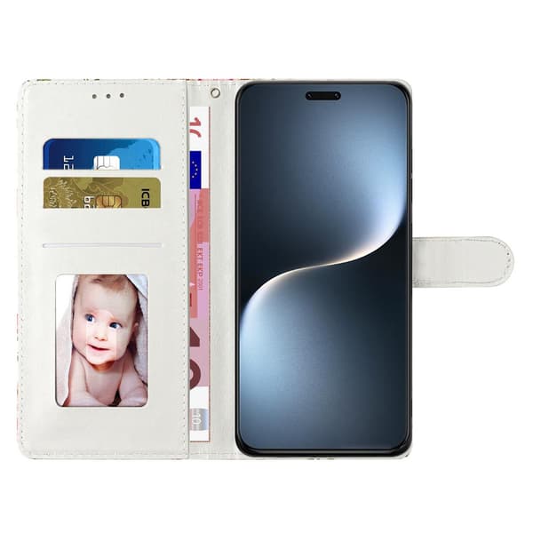 Honor Magic7 Pro Fodral Med Tryck Rosa Marmor