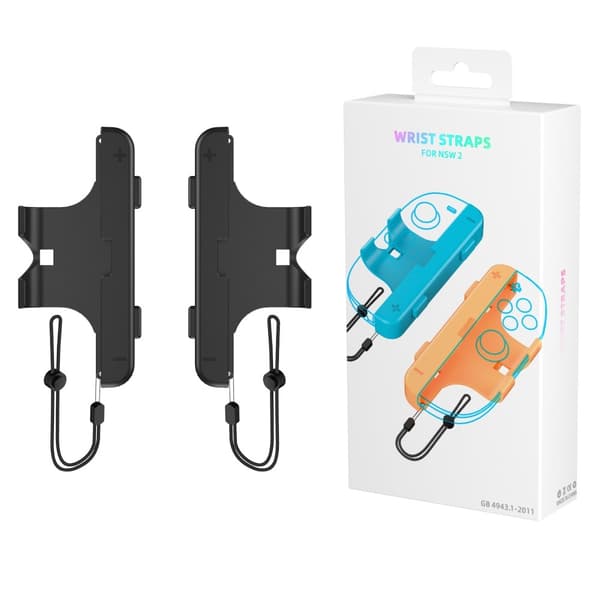 JYS 2 st Nintendo Switch 2 Joy-Con Strap / Extender Svart