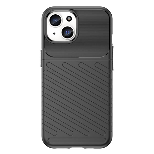 iPhone 15 Skal Twill Textur Svart