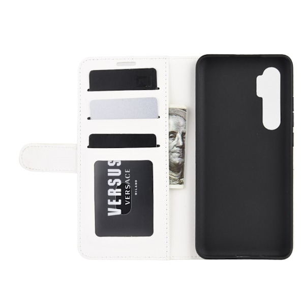 Xiaomi Mi Note 10 Lite - Crazy Horse Plånboksfodral - Vit White Vit