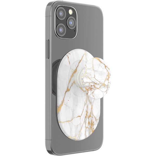 PopSockets PopGrip För MagSafe Guld Lutz Marble