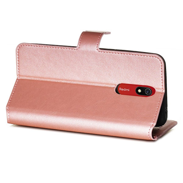Xiaomi Redmi 8A - Plånboksfodral - Roséguld Roséguld