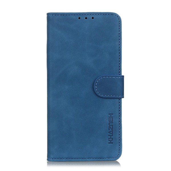 OnePlus Nord - KHAZNEH Retro Plånboksfodral - Blå Blue Blå