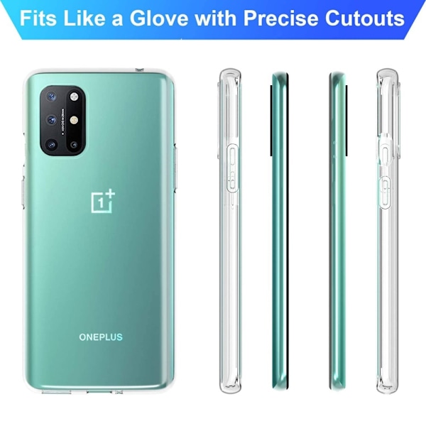 OnePlus 8T / 8T+  - Transparent TPU Skal