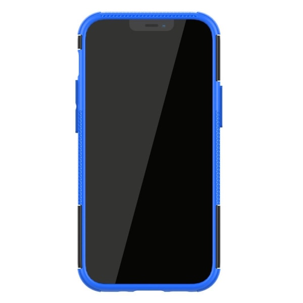 iPhone 12 Mini - Ultimata Stöttåliga Skalet med Stöd - Blå Blue Blå