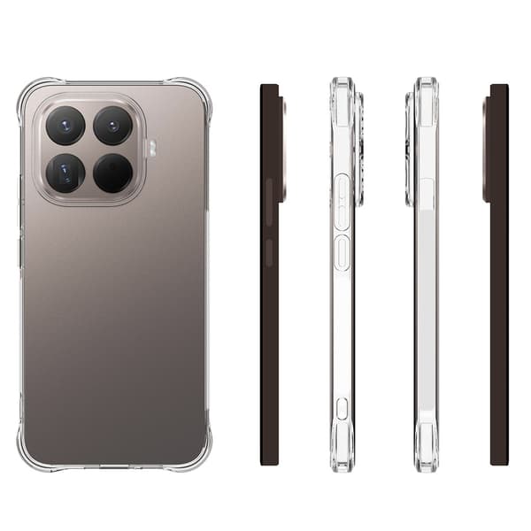 WANLONFENG Xiaomi 15T Pro Skal Shockproof TPU Transparent