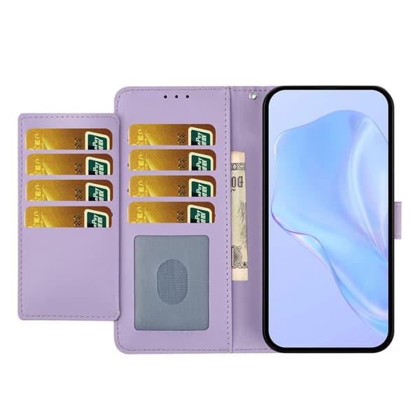 Honor 400 Lite Plånboksfodral Läder Lila