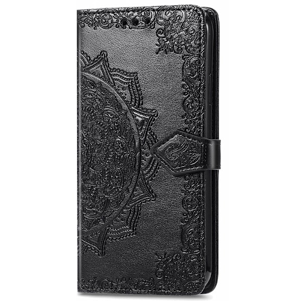 Samsung Galaxy A53 5G Fodral Mandala Läder Svart