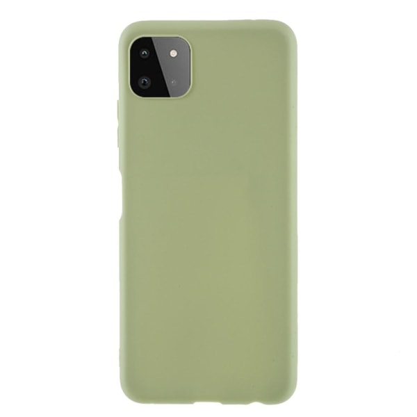 Samsung Galaxy A22 5G - Matt TPU Skal - Grön Grön