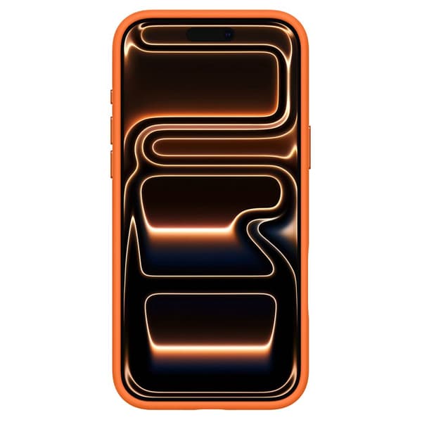 Spigen iPhone 17 Pro Max Skal MagSafe Silicone Fit Cosmic Orange