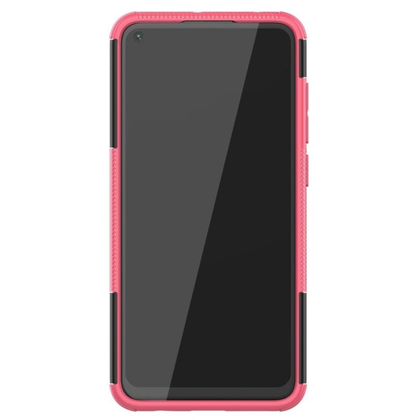 Xiaomi Redmi Note 9 - Ultimata Stöttåliga Skalet med Stöd - Rosa Pink Rosa