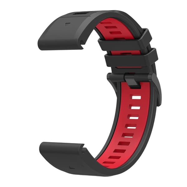 Garmin Fenix 26 mm Armband Quick Release Silikon Svart
