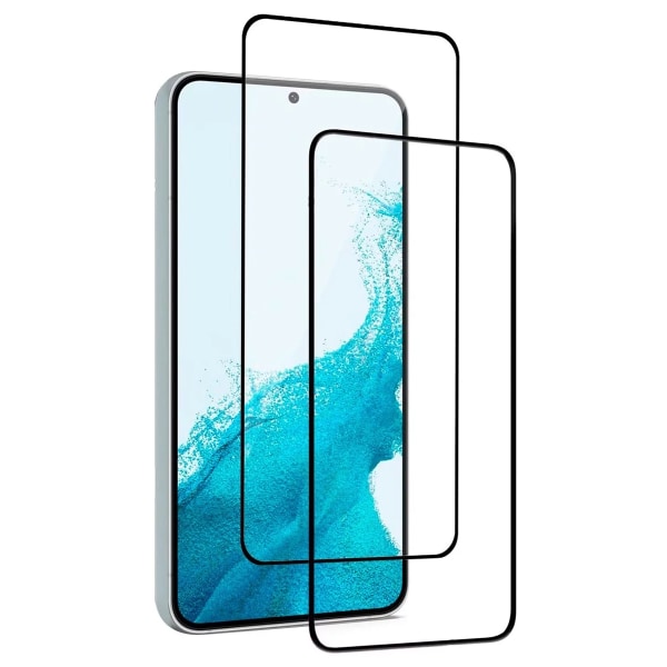 [2-PACK] Samsung S24 Heltäckande Skärmskydd i Härdat Glas