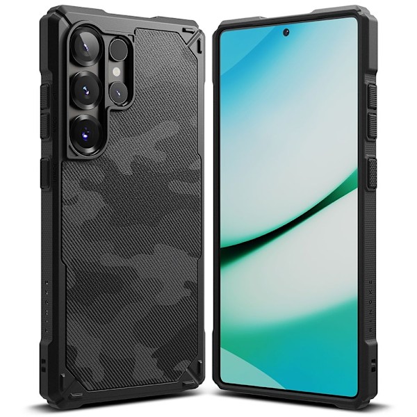 Ringke Galaxy S25 Ultra Skal Rugged Gear Camo Svart
