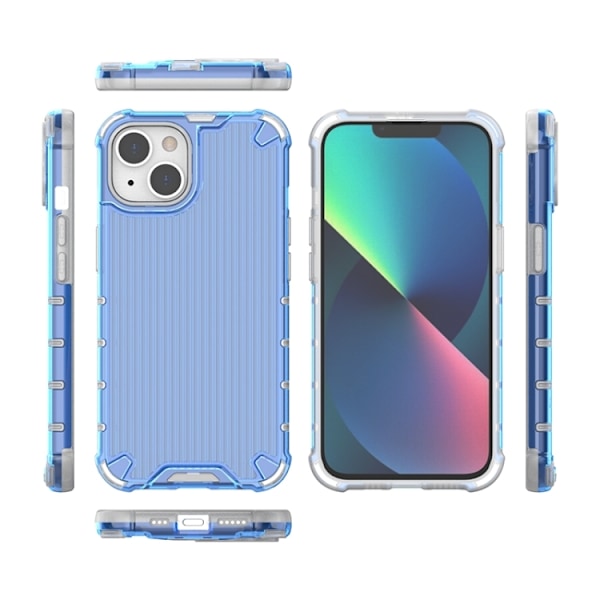 iPhone 14 Plus Skal Shockproof Resväska Design Blå