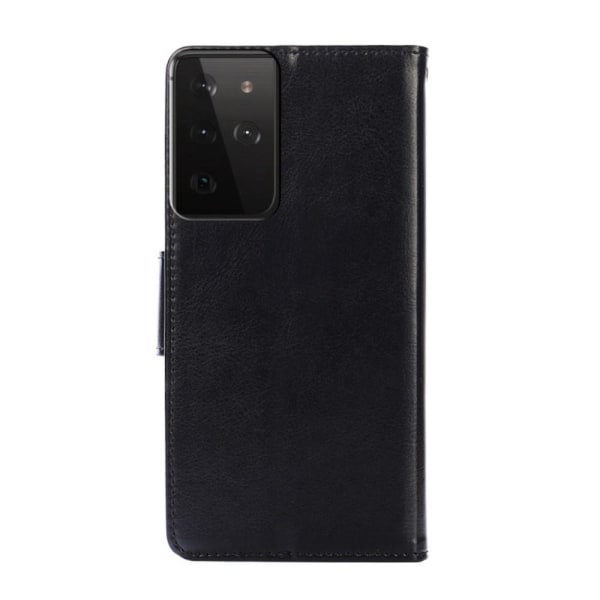 Samsung Galaxy S21 Ultra - Plånboksfodral - Svart Black Svart