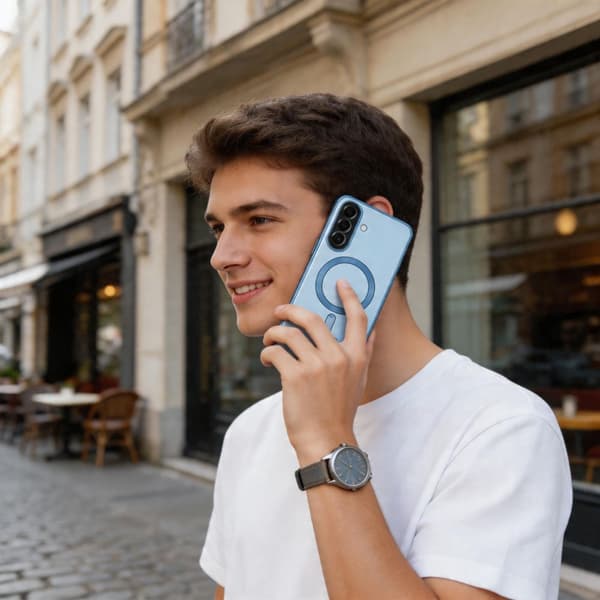 Tech-Protect Galaxy A57 5G Skal MagSafe MagFlex Sky Blue