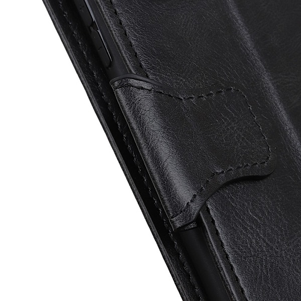 OnePlus 9 Pro - Läder Plånboksfodral - Svart Black Svart