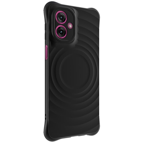 IMAK Motorola Moto G55 5G Skal Waterdrop Matt Svart