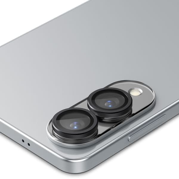 Spigen Galaxy S25 Edge 2-PACK Linsskydd GLAS.tR "Ez Fit" Svart