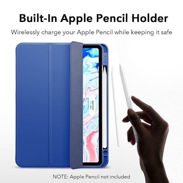 ESR iPad Air 2025-2020 Fodral Rebound Pennhållare Svart