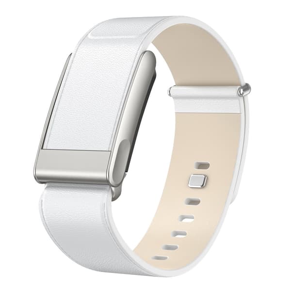 Whoop MG Klockarmband Äkta Läder Vit
