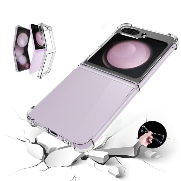 Galaxy Z Flip 6 / 7 FE Skal Shockproof Transparent
