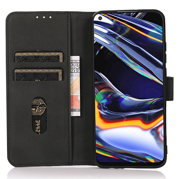 KHAZNEH Xiaomi Redmi Note 14 4G Fodral Retro Läder Svart