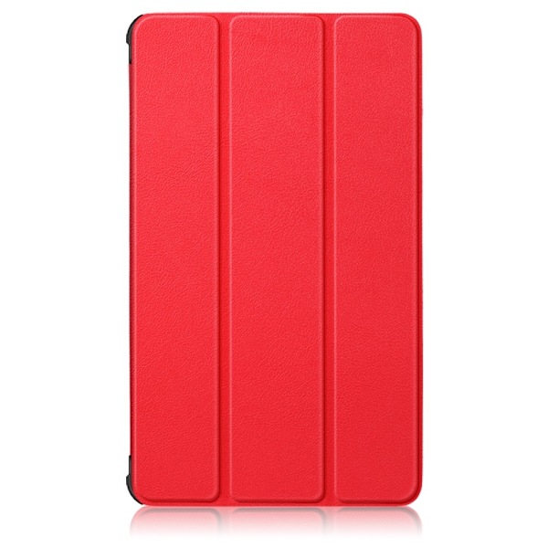 Samsung Galaxy Tab A7 Lite 8.7 - Tri-Fold Läder Fodral - Röd