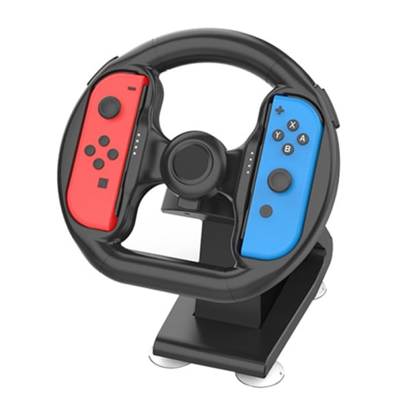 KJH Nintendo Switch Joy-Con Racing Rattstativ Med Sugkoppfäste Svart