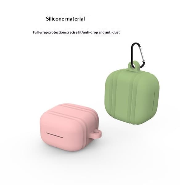 Galaxy Buds 4 / 4 Pro Skal Med Karbinhake Silikon Röd