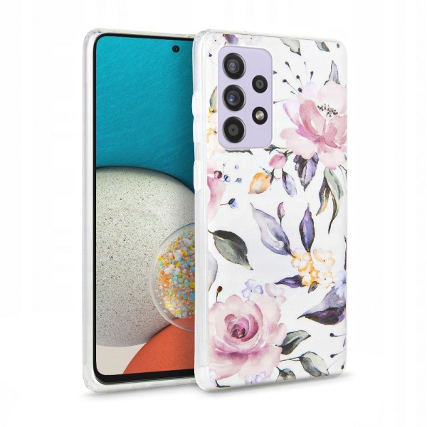 Tech-Protect Samsung Galaxy A53 5G Skal Floral Vit