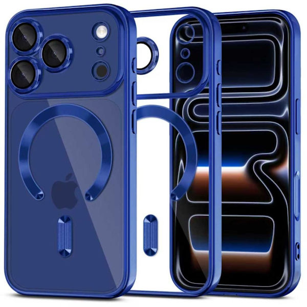 Tech-Protect iPhone 17 Pro Skal MagSafe MagFlex Deep Blue