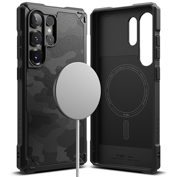 Ringke Galaxy S25 Ultra Skal MagSafe Rugged Gear Camo Svart