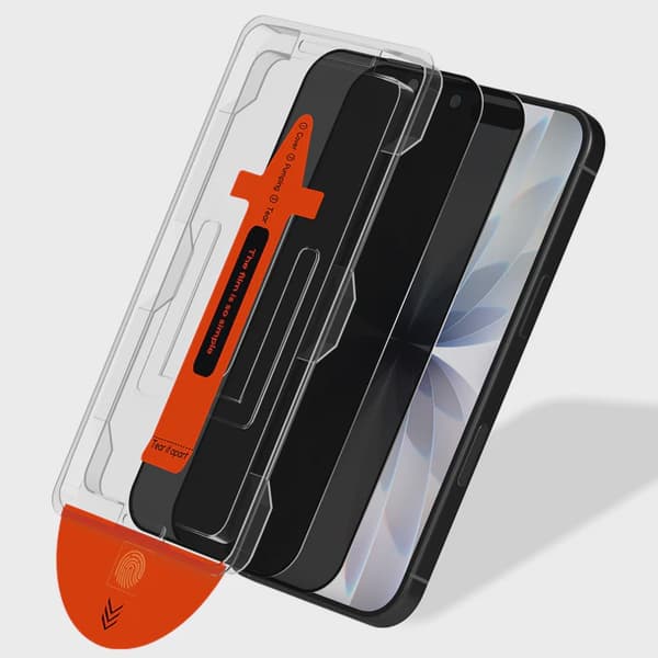 2-Pack iPhone 17e/16e Privacy Skärmskydd I Härdat Glas - Med Monteringsram