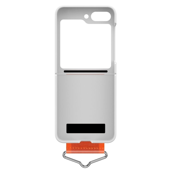 Samsung Galaxy Z Flip 5 Skal Bälte Vit/Orange