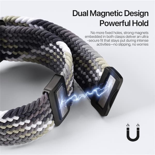 DUX DUCIS Apple Watch 42/44/45/46/49 mm Armband Flätat Gradient