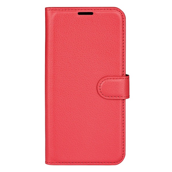 Samsung Galaxy A03 Fodral Litchi Läder Röd