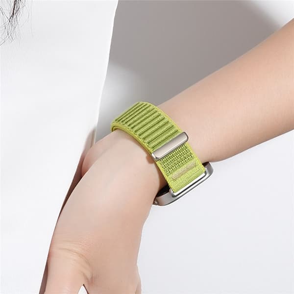 Galaxy Watch 8 46/44/40 mm Armband Nylon Loop Mörk Grön