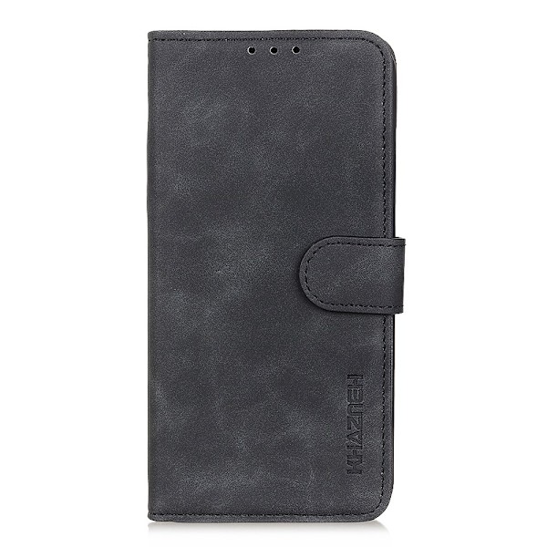 Huawei P Smart (2021) - KHAZNEH Retro Fodral - Svart Black Svart