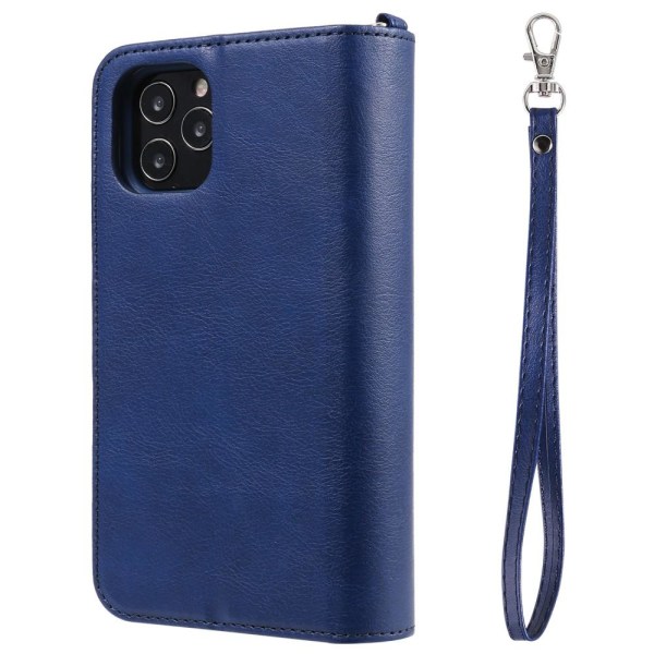 iPhone 12 / 12 Pro - 2in1 Magnet Skal / Plånboksfodral - Blå Blue Blå
